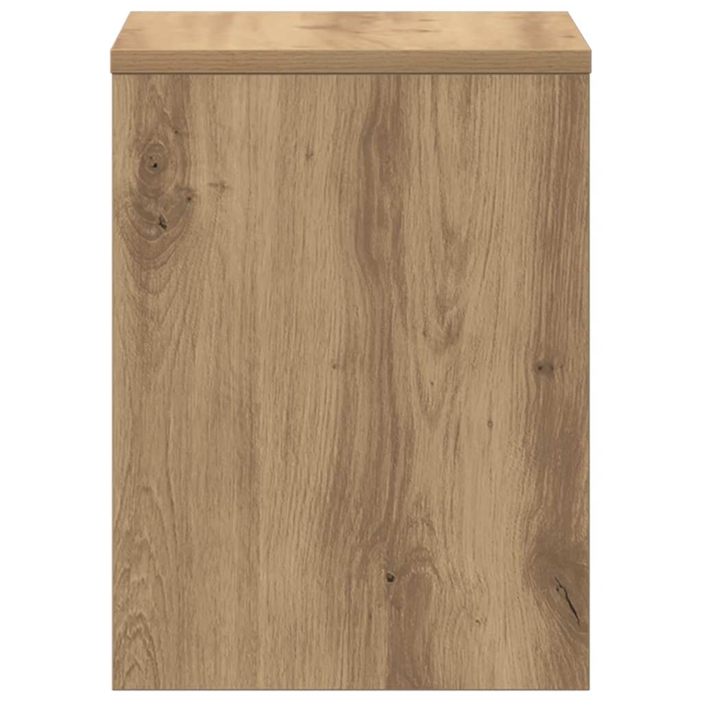 sengeborde 2 stk. 40x30x40 cm konstrueret træ kunsteg