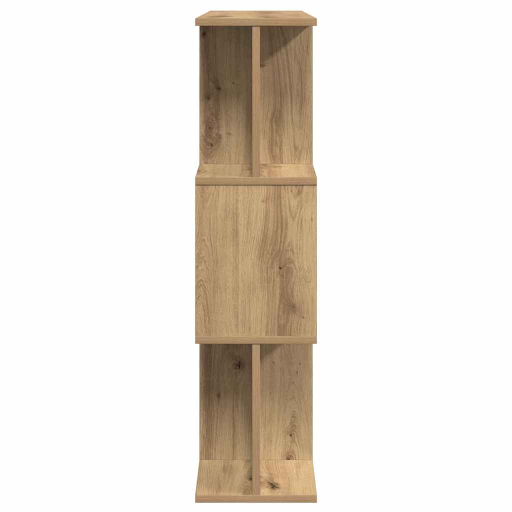 bogskab 80x24x96 cm konstrueret træ kunsteg
