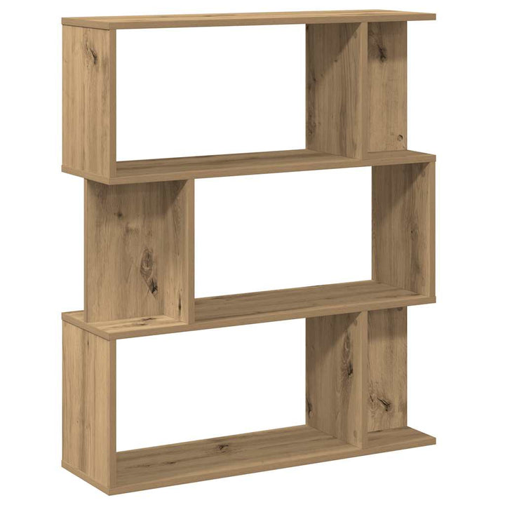 bogskab 80x24x96 cm konstrueret træ kunsteg