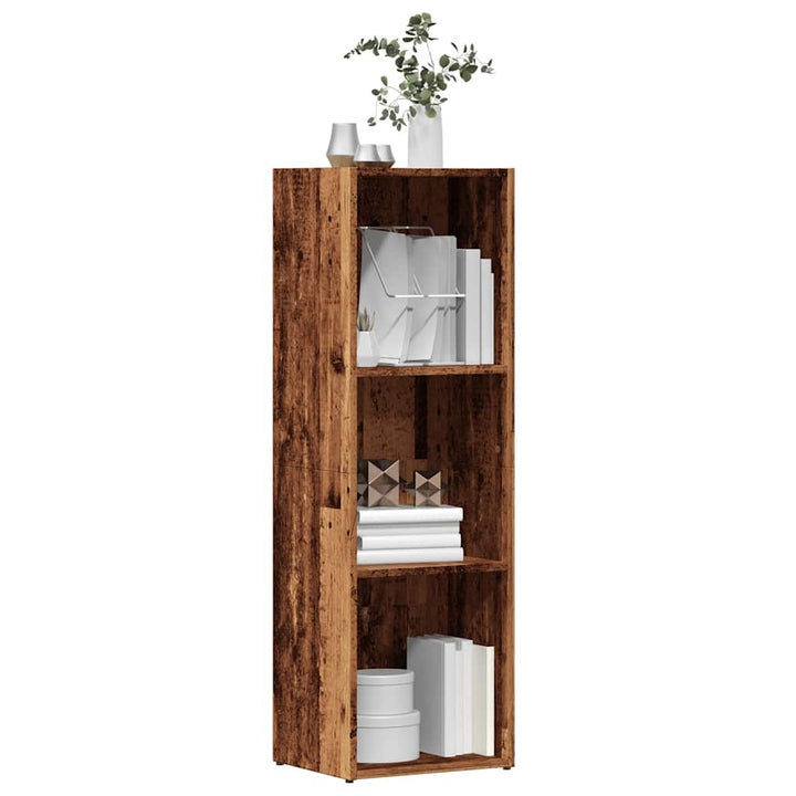 Bogskab gammelt træ 36x30x114 cm konstruktionstræ