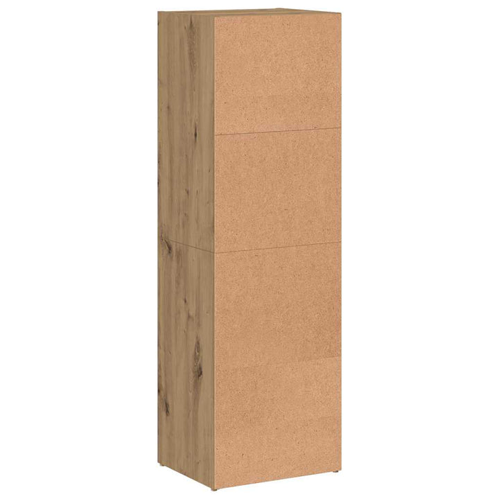 bogskab 36x30x114 cm konstrueret træ kunsteg
