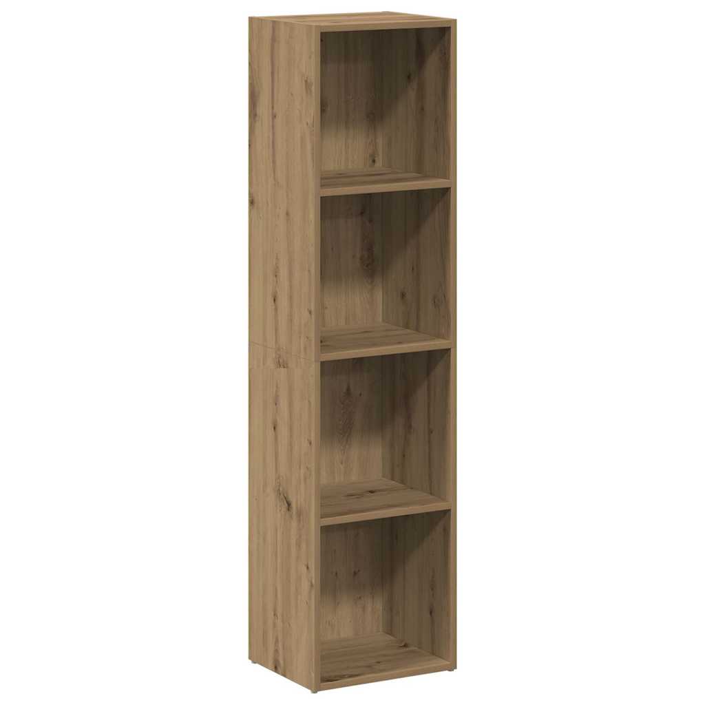 bogskab 36x30x143 cm konstrueret træ kunsteg