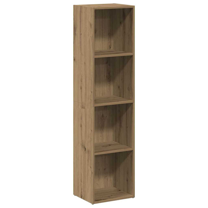 bogskab 36x30x143 cm konstrueret træ kunsteg