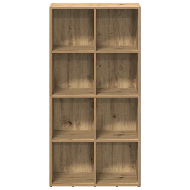 bogskab 66x30x130 cm konstrueret træ kunsteg