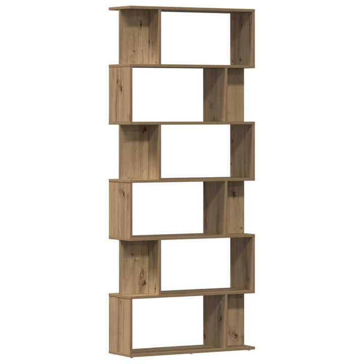 bogskab 80x24x192 cm konstrueret træ kunsteg