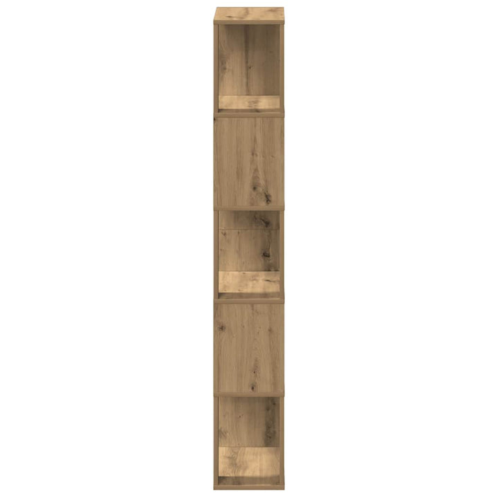 bogskab 45x24x159 cm konstrueret træ kunsteg