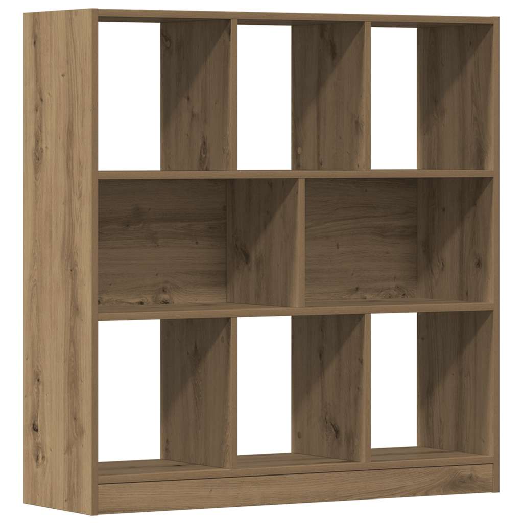 bogskab 97,5x29,5x100 cm konstrueret træ kunsteg