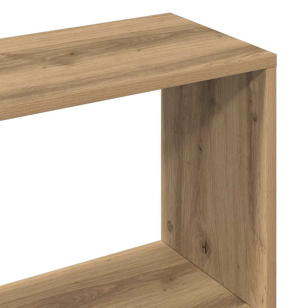 bogskab 97,5x29,5x100 cm konstrueret træ kunsteg