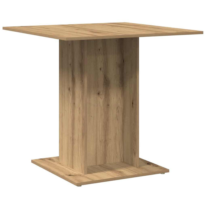 spisebord 80x80x75 cm konstrueret træ kunsteg