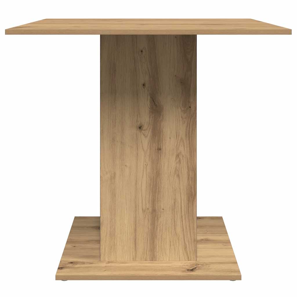 spisebord 80x80x75 cm konstrueret træ kunsteg