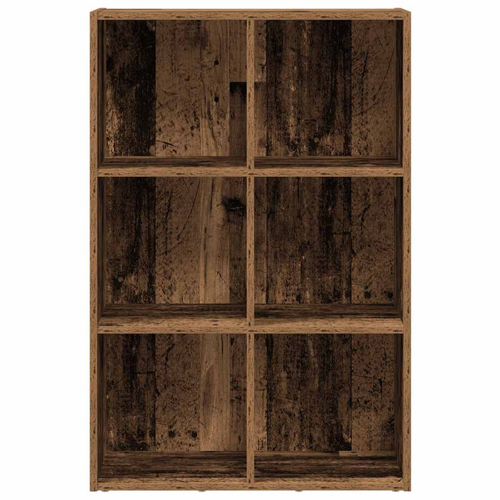 bogreol/skænk 66x30x98 cm konstrueret træ antikt træ