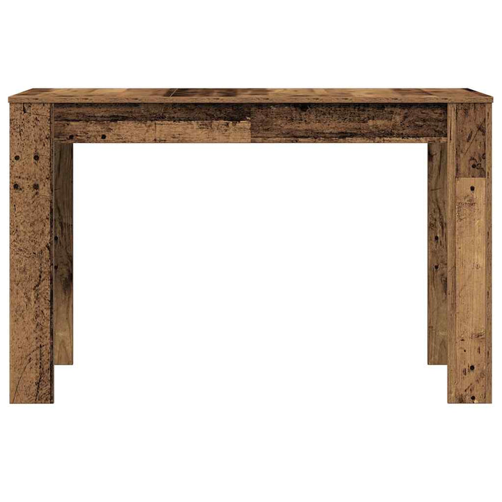 spisebord 120x60x76 cm konstrueret træ antikt træ
