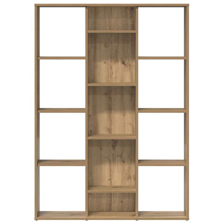 rumdeler/bogreol 100x24x140 cm konstrueret træ artisan eg