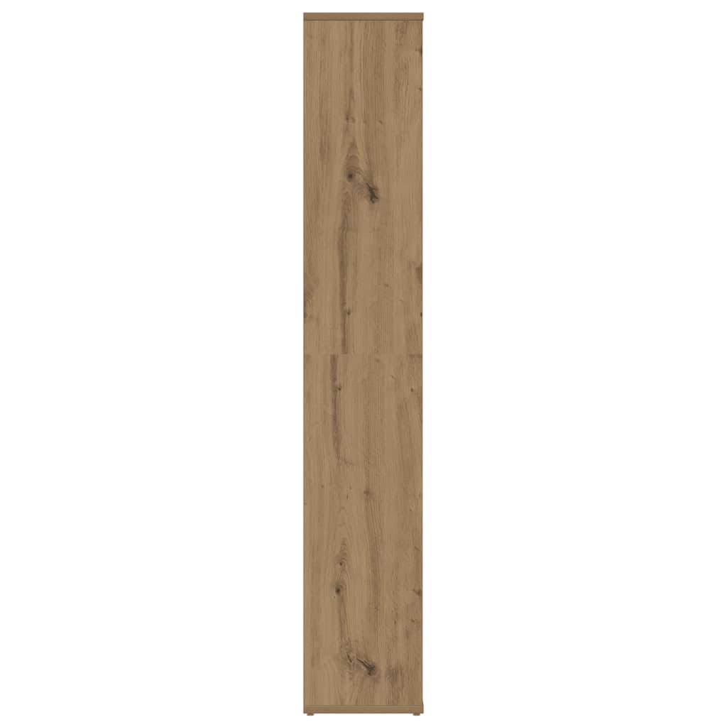 rumdeler/bogreol 100x24x140 cm konstrueret træ artisan eg