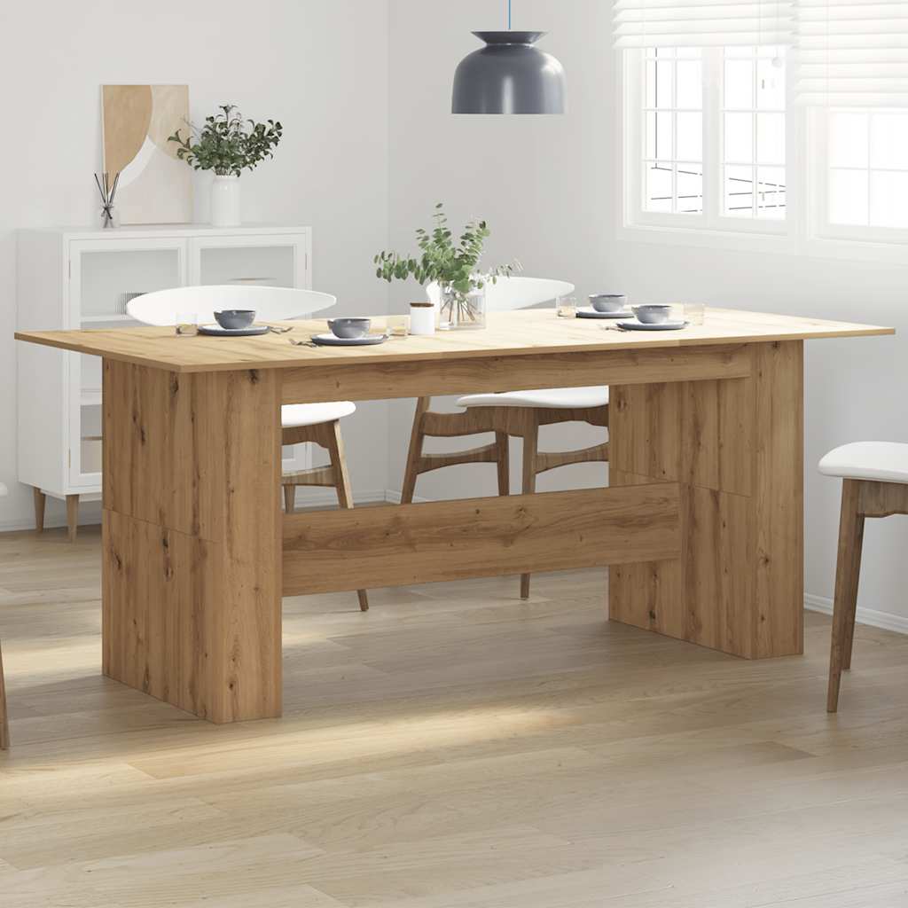 Spisebord artisan eg 180x90x76 cm konstrueret træ