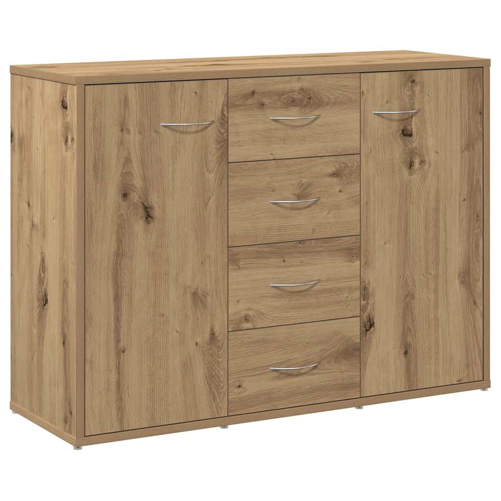 skænk 88x30x64 cm konstrueret træ kunsteg