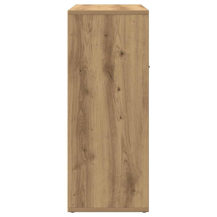 skænk 60x30x75 cm konstrueret træ egetræsfarve