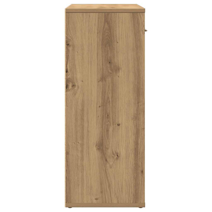 skænk 60x30x75 cm konstrueret træ egetræsfarve