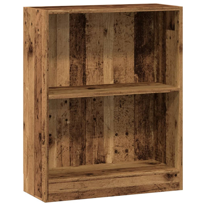 bogreol 60x24x76 cm konstrueret træ antikt træ