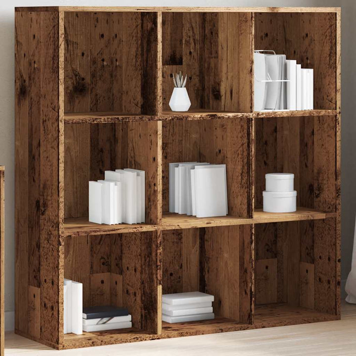 bogreol 98x29x97,5 cm antikt træ