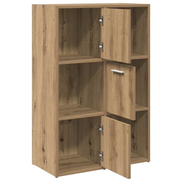 bogreol 60,5x30x90 cm konstrueret træ kunsteg