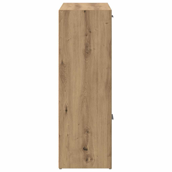 bogreol 60,5x30x90 cm konstrueret træ kunsteg