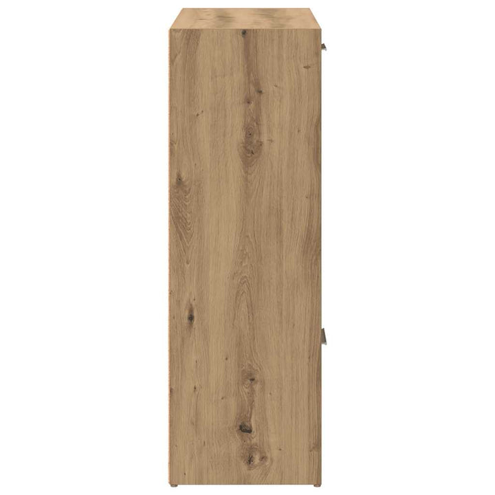 bogreol 60,5x30x90 cm konstrueret træ kunsteg
