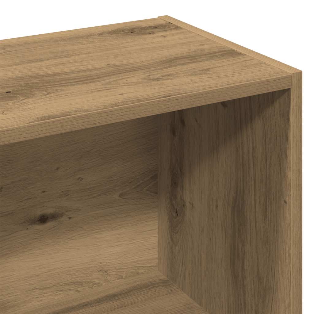 bogreol 60,5x30x90 cm konstrueret træ kunsteg