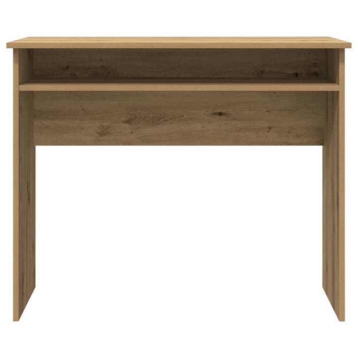 skrivebord 90x50x74 cm konstrueret træ kunsteg