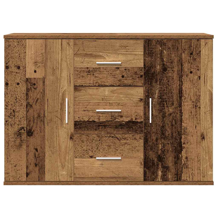 skænk 90x29,5x65 cm konstrueret træ antikt trælook