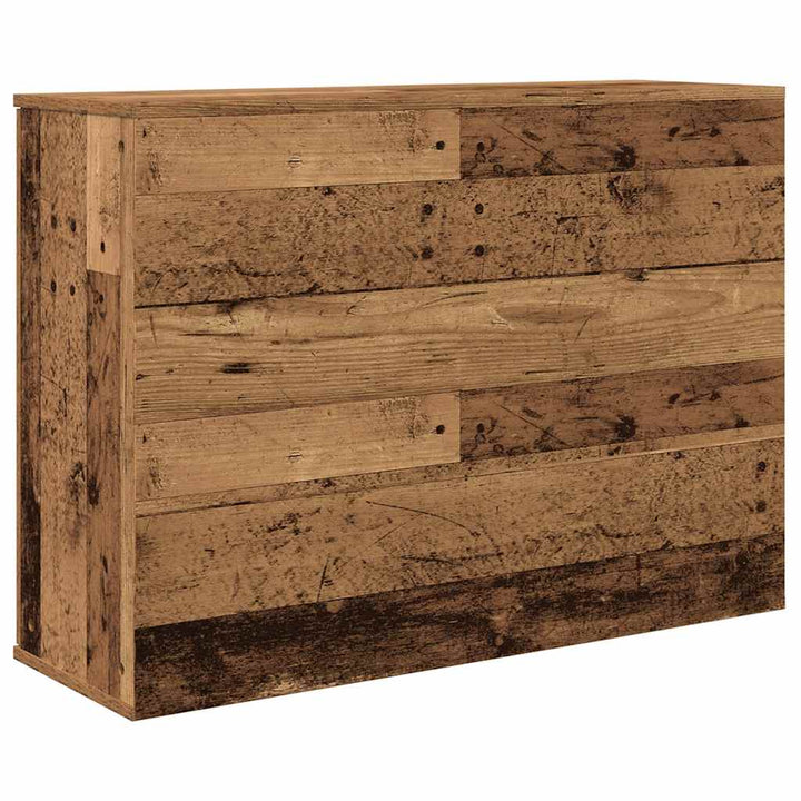 skænk 90x29,5x65 cm konstrueret træ antikt trælook