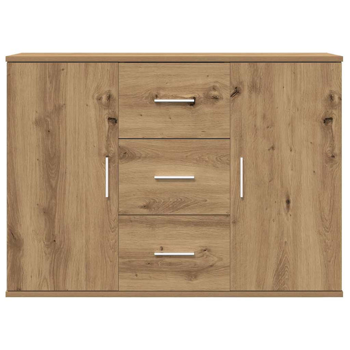 skænk 90x29,5x65 cm konstrueret træ kunsteg