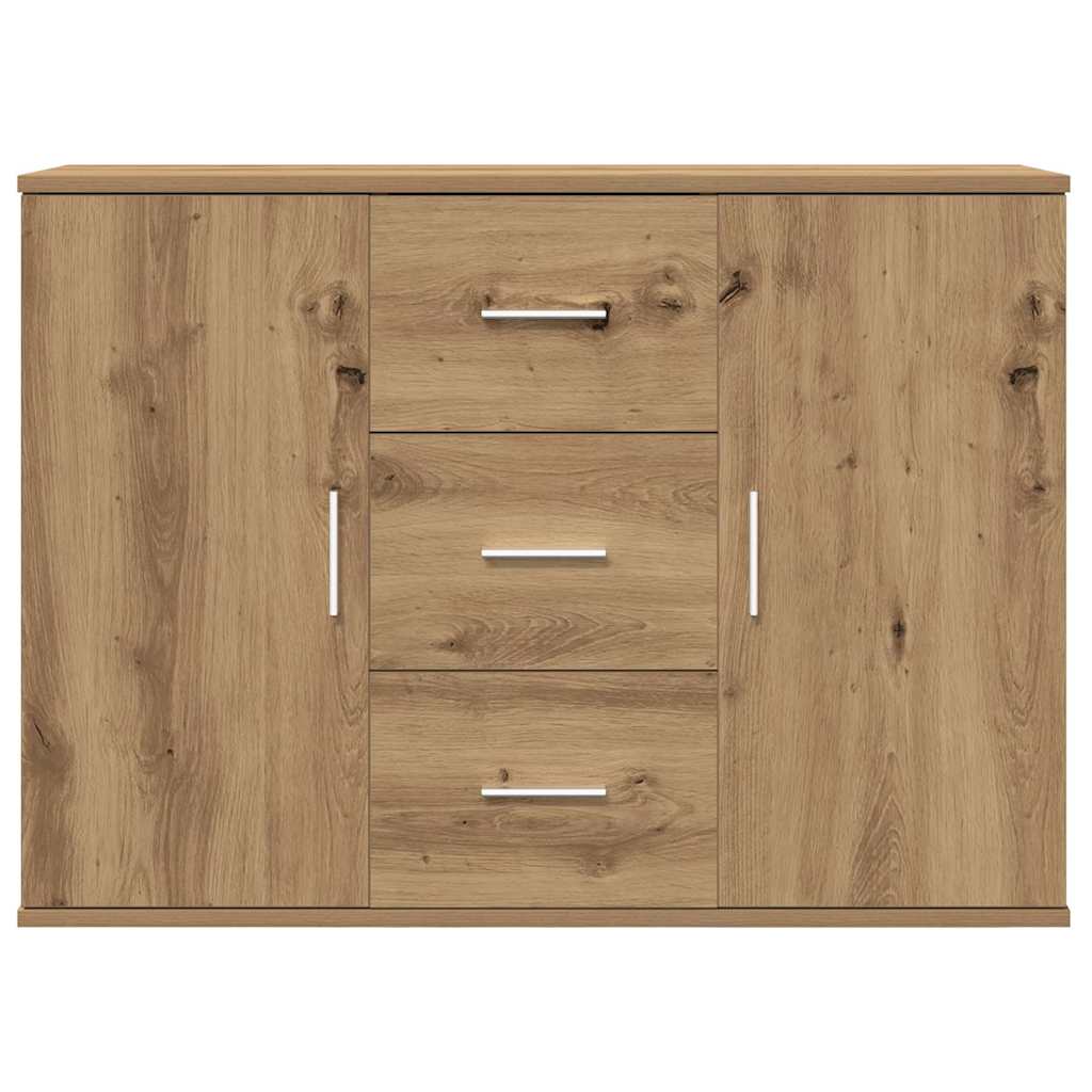 skænk 90x29,5x65 cm konstrueret træ kunsteg