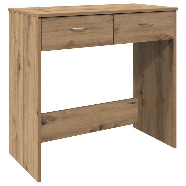 skrivebord 80x40x75 cm konstrueret træ kunsteg