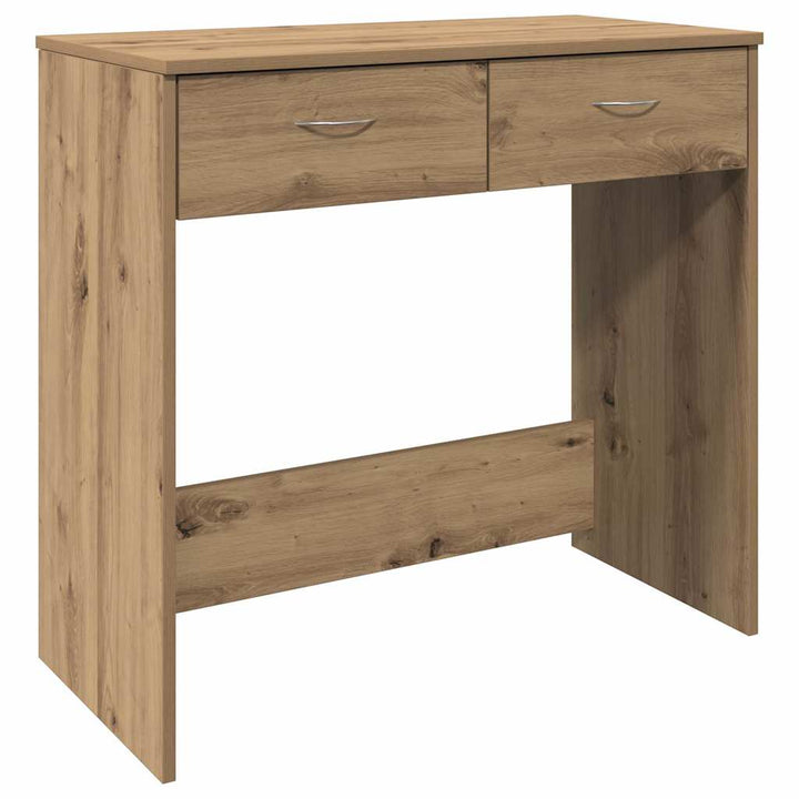 skrivebord 80x40x75 cm konstrueret træ kunsteg