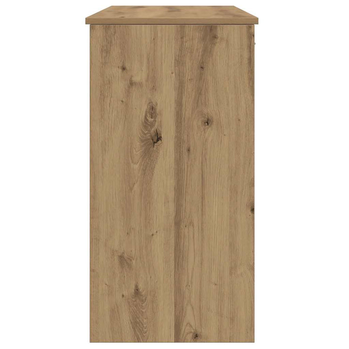 skrivebord 80x40x75 cm konstrueret træ kunsteg