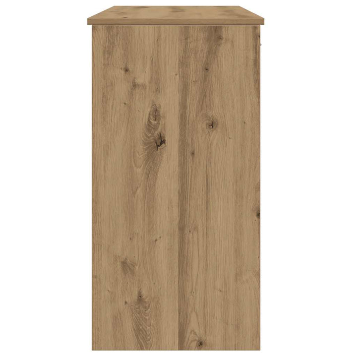 skrivebord 80x40x75 cm konstrueret træ kunsteg