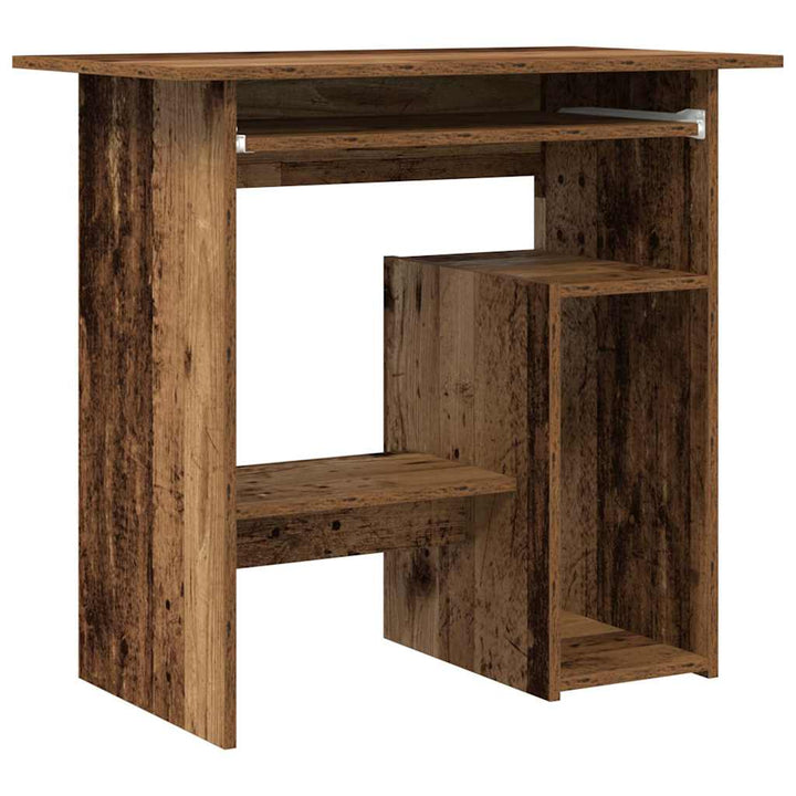 skrivebord 80 x 45 x 74 cm konstrueret træ antikt træ