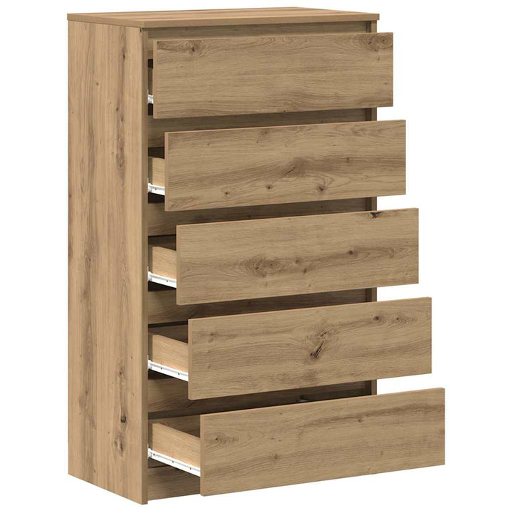 kommode 60x36x103 cm konstrueret træ kunsteg