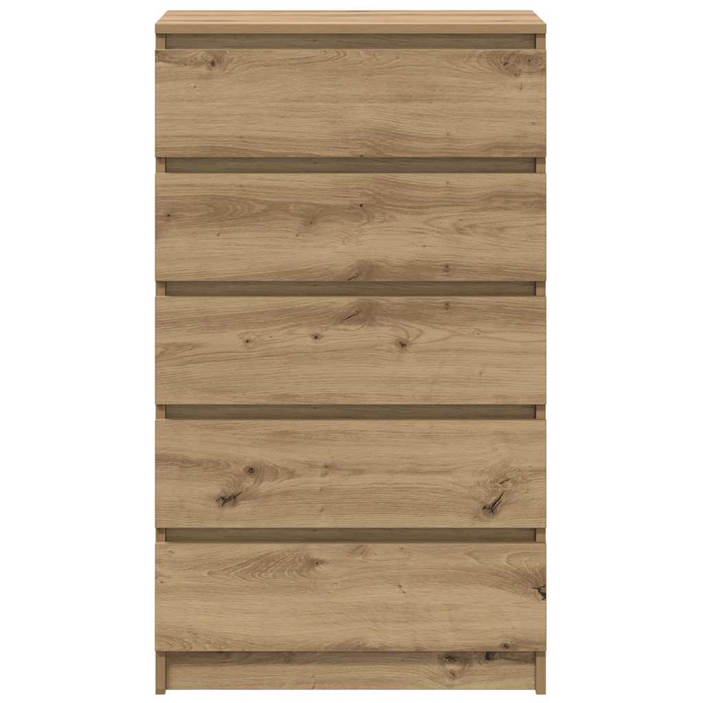 kommode 60x36x103 cm konstrueret træ kunsteg