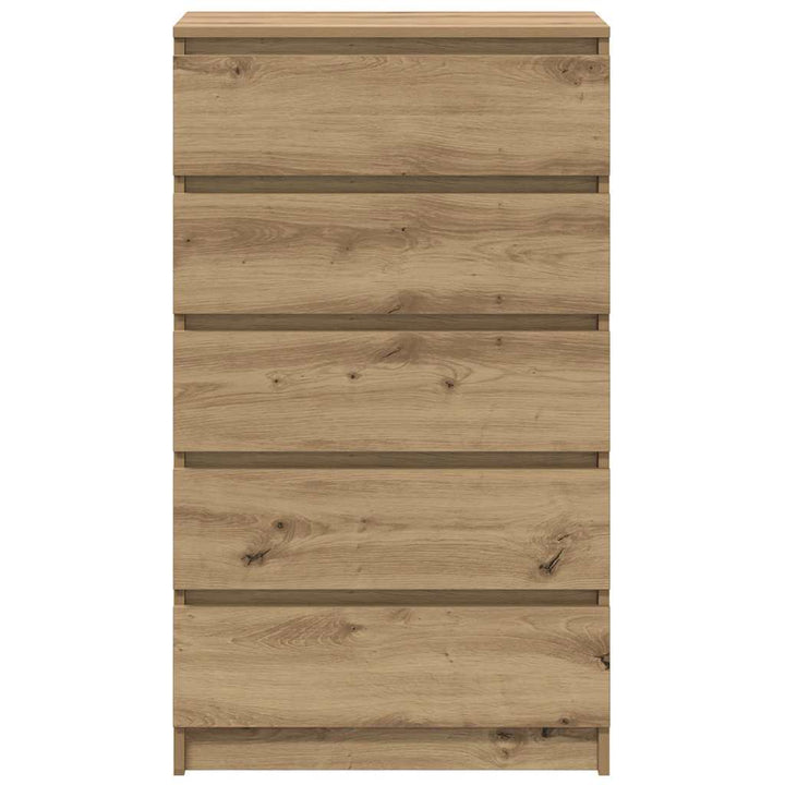 kommode 60x36x103 cm konstrueret træ kunsteg