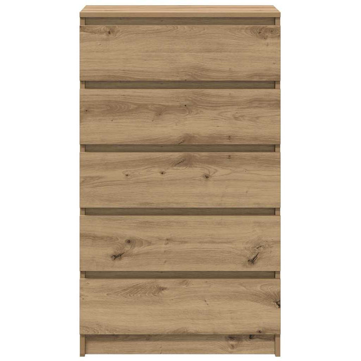 kommode 60x36x103 cm konstrueret træ kunsteg