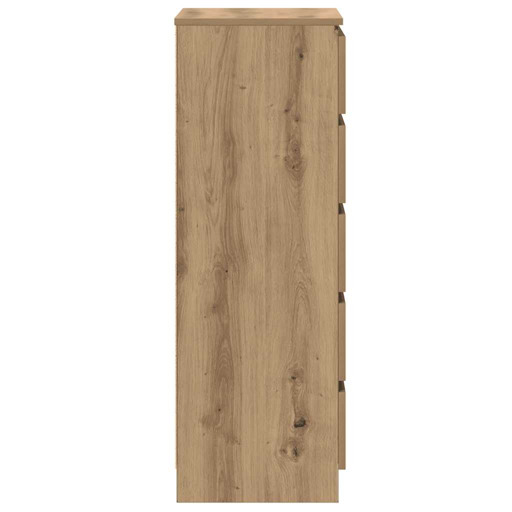 kommode 60x36x103 cm konstrueret træ kunsteg