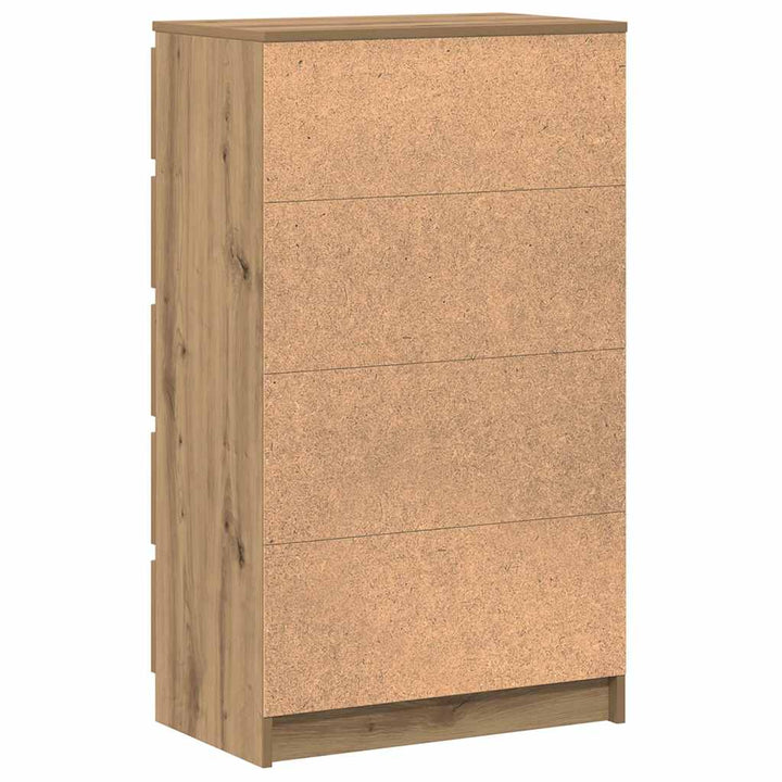 kommode 60x36x103 cm konstrueret træ kunsteg