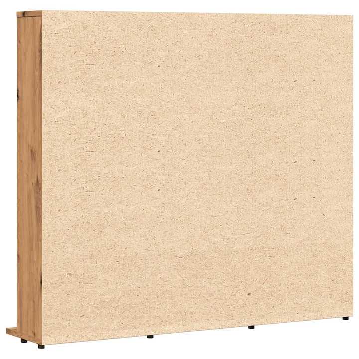 reol 100x23x89,5 cm konstrueret træ kunsteg