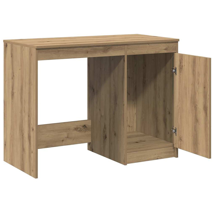 skrivebord 100x50x76 cm konstrueret træ kunsteg