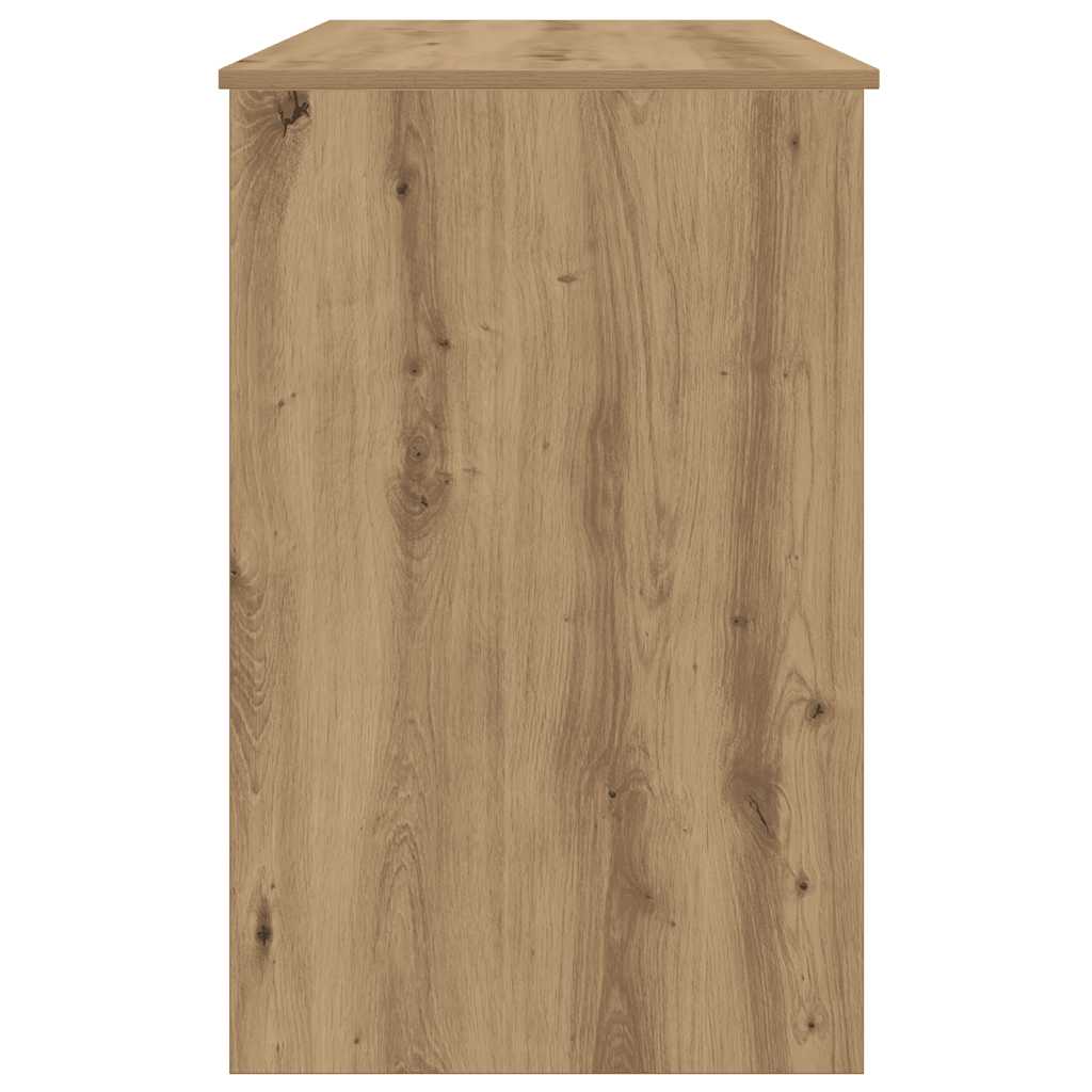 skrivebord 100x50x76 cm konstrueret træ kunsteg