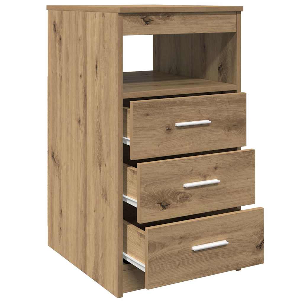 kommode 40x50x76 cm konstrueret træ kunsteg