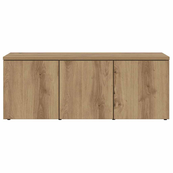 tv-bord 80x34x30 cm konstrueret træ kunsteg