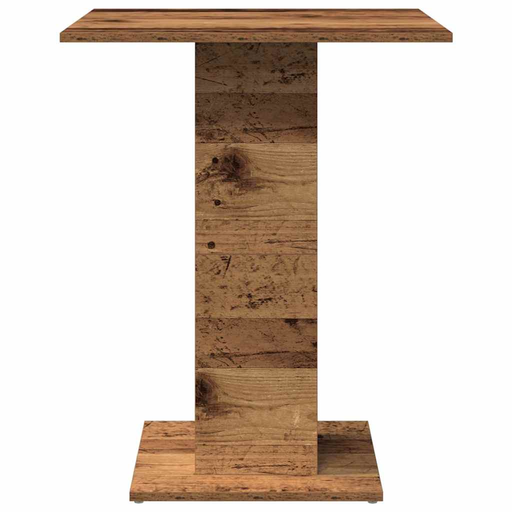 bistrobord 60x60x75 cm konstrueret træ antikt træ
